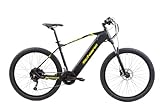 F.lli Schiano E- Jupiter Bicicleta eléctrica, Unisex-Adult, Negro-Amarillo, 27.5''