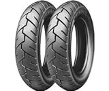 Par de neumáticos Michelin S1 3.50-10 59J Dot 2018 para Piaggio Vespa 125 PX 200 PX T5